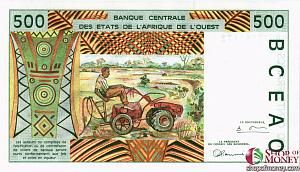 WAS - ТОГО 500 ФРАНКОВ (T) 2