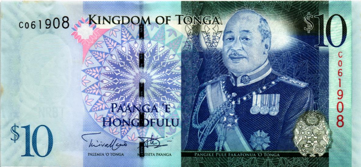 ТОНГА 10 ПААНГА (ПЯТНА) 1