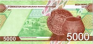 УЗБЕКИСТАН 5000 СУМ 2
