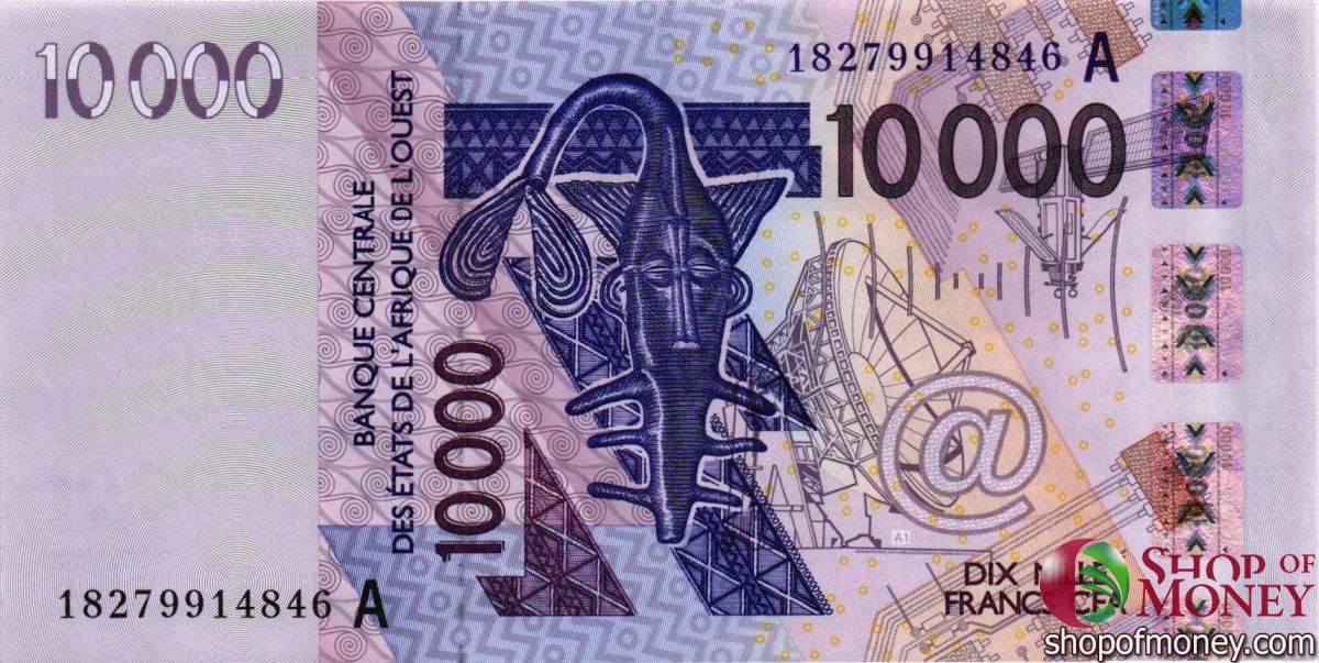 КОТ-Д'ИВУАР 10000 ФРАНКОВ 1