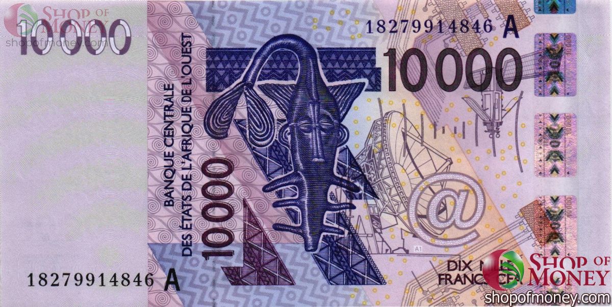 КОТ-Д'ИВУАР 10000 ФРАНКОВ 1