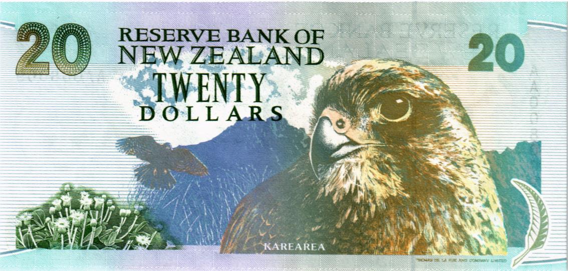 НОВАЯ ЗЕЛАНДИЯ 20 ДОЛЛАРОВ (-AA-) 2