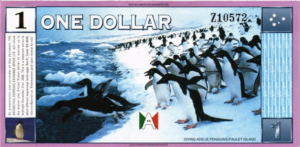 АНТАРКТИКА 1 ДОЛЛАР 2