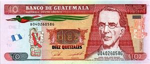 ГВАТЕМАЛА 10 КЕТСАЛЬ 1