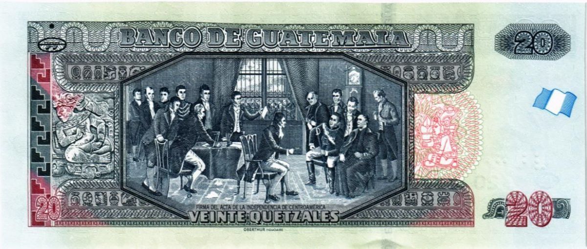 ГВАТЕМАЛА 20 КЕТСАЛЬ 2