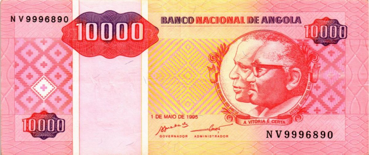 АНГОЛА 10000 КВАНЗА 1
