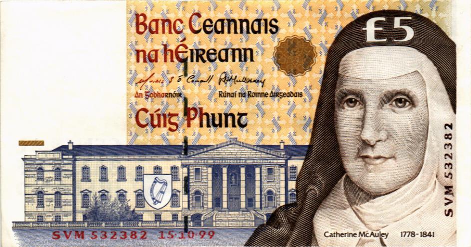ИРЛАНДИЯ 5 ФУНТОВ (15.10.1999) 1