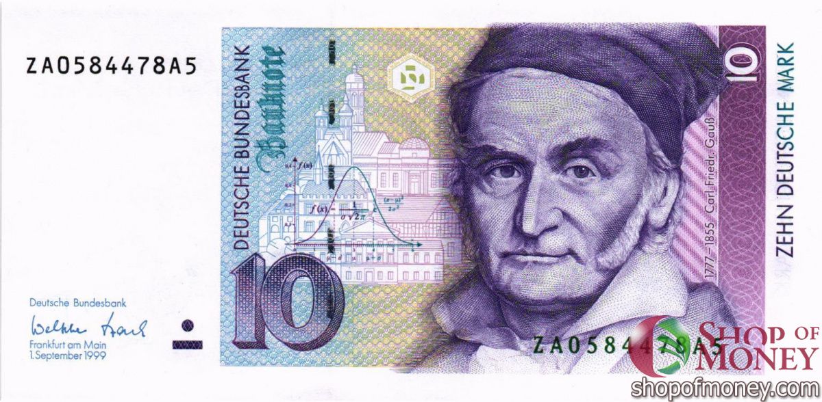 ГЕРМАНИЯ 10 МАРОК (-ZA-ПРЕФИКС) 1