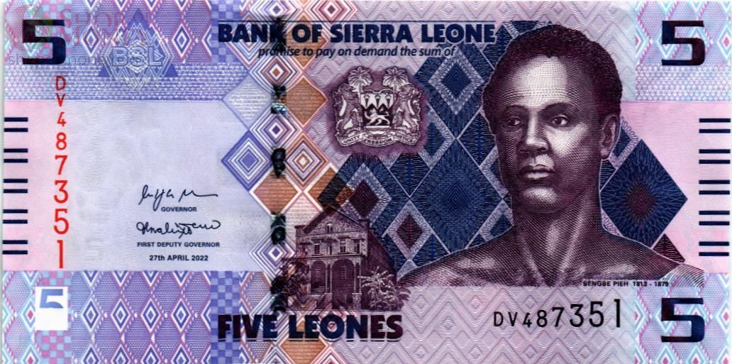 СЬЕРРА ЛЕОНЕ 5 ЛЕОНЕ 1