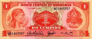 ГОНДУРАС 1 ЛЕМПИРА 1
