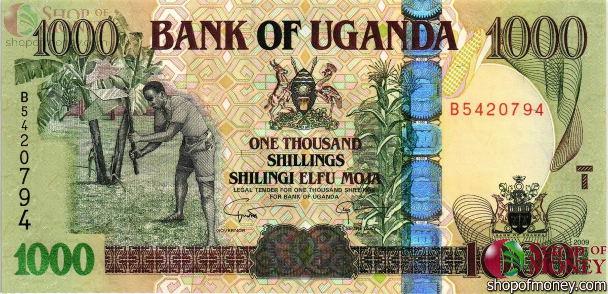 УГАНДА 1000 ШИЛЛИНГОВ 1