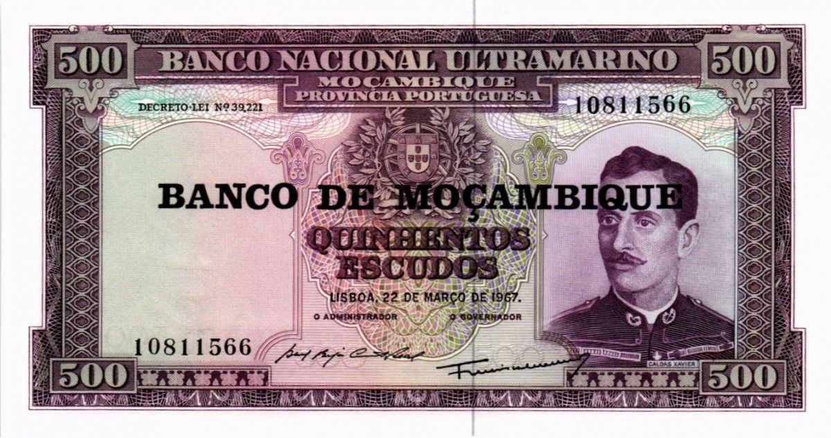 МОЗАМБИК 500 ЭСКУДО 1