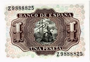 ИСПАНИЯ 1 ПЕСЕТА 2