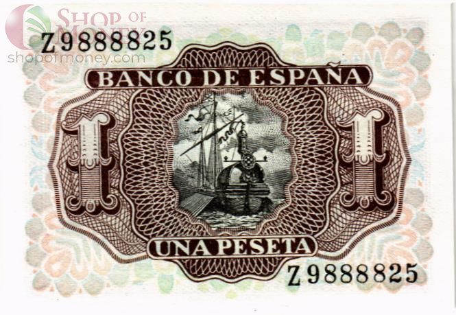 ИСПАНИЯ 1 ПЕСЕТА 2