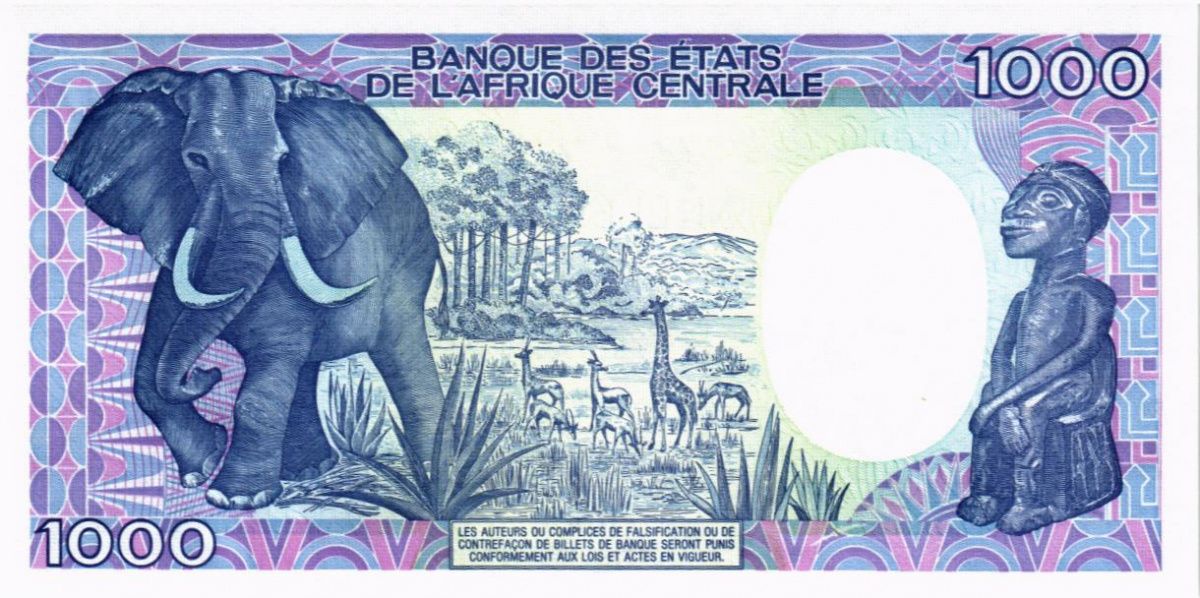 КАМЕРУН 1000 ФРАНКОВ 2