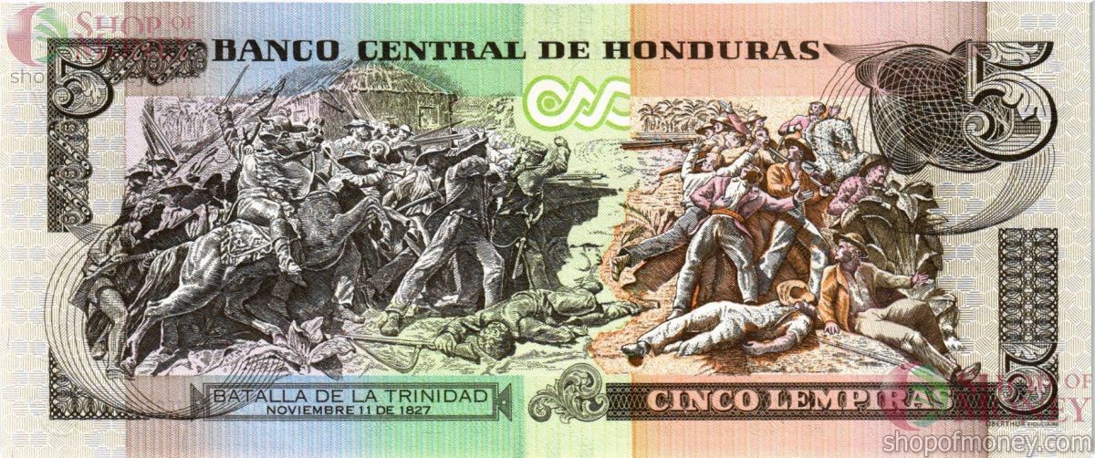 ГОНДУРАС 5 ЛЕМПИР 2