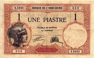 ФРАНЦУЗСКИЙ ИНДОКИТАЙ 1 ПИАСТР 1