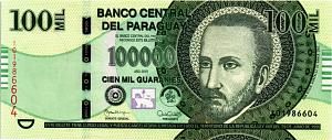 ПАРАГВАЙ 100000 ГУАРАНИ (I) 1