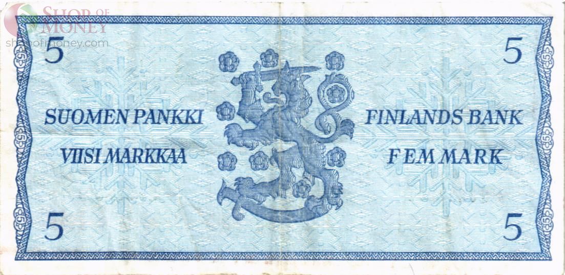 ФИНЛЯНДИЯ 5 МАРОК (Litt. B) 2