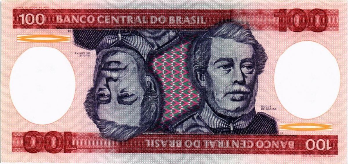 БРАЗИЛИЯ 100 КРУЗЕЙРО 1