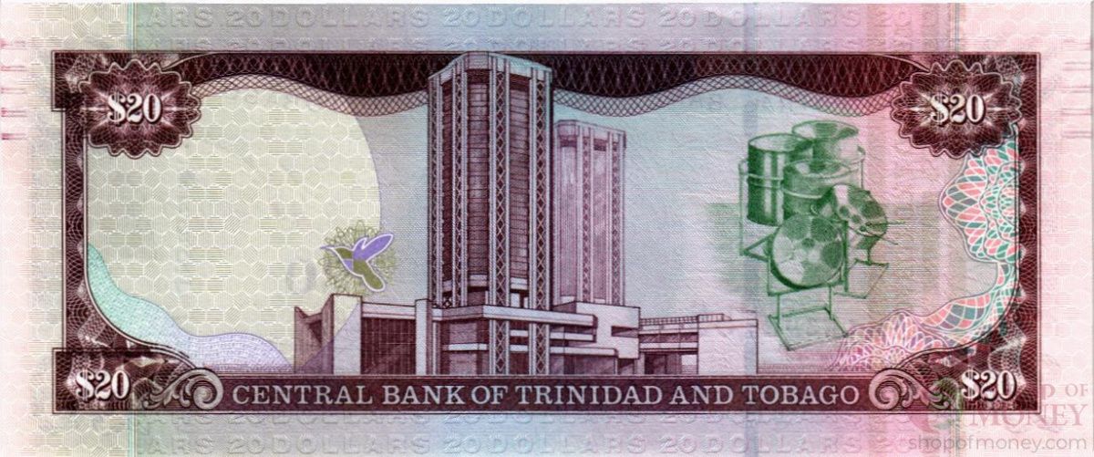 ТРИНИДАД И ТОБАГО 20 ДОЛЛАРОВ 2
