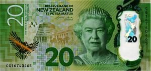 НОВАЯ ЗЕЛАНДИЯ 20 ДОЛЛАРОВ 1