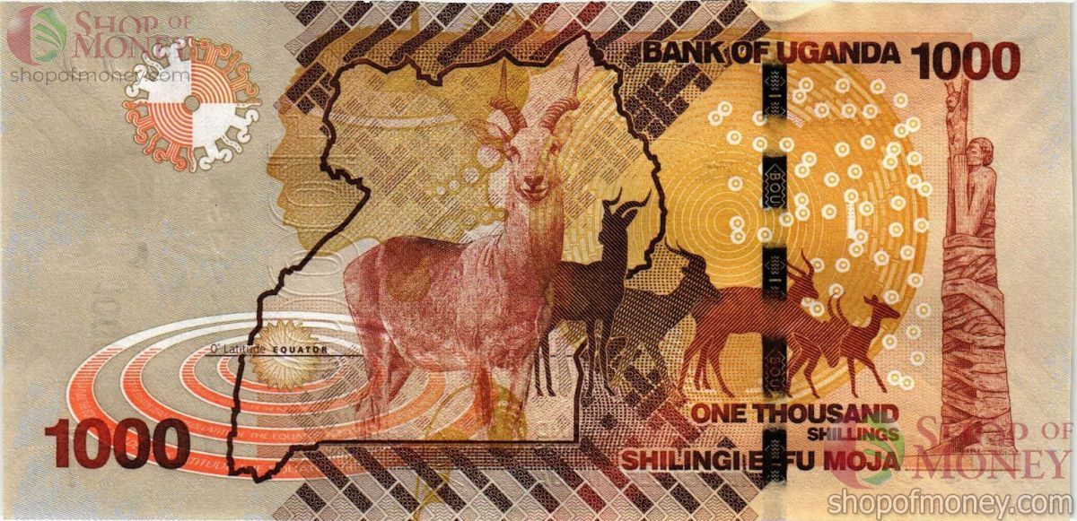 УГАНДА 1000 ШИЛЛИНГОВ 2