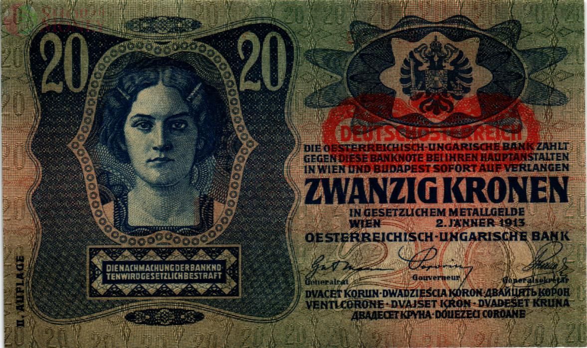 АВСТРИЯ 20 КРОН 1