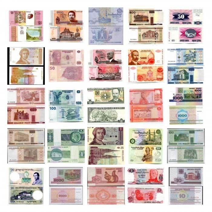 НАБОР 100 БАНКНОТ 2