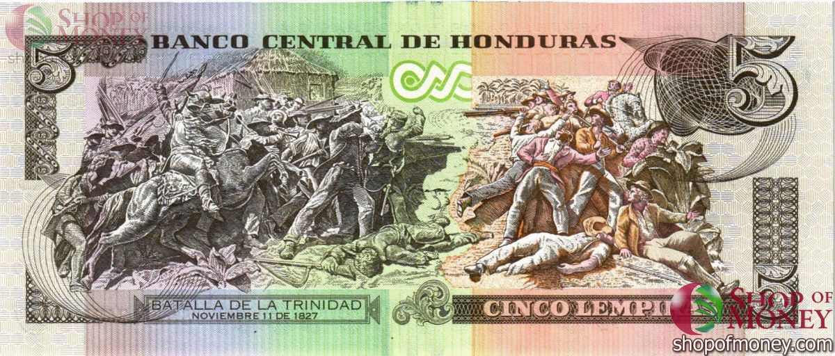 ГОНДУРАС 5 ЛЕМПИР 2