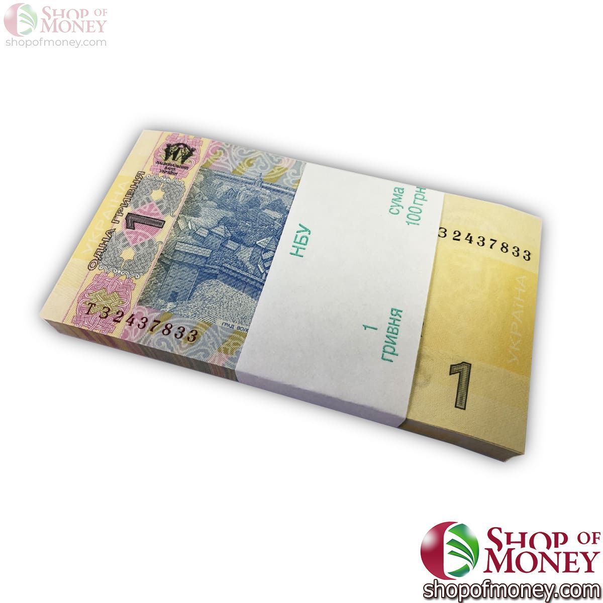 УКРАИНА 1 ГРИВНА (100 БАНКНОТ) 2