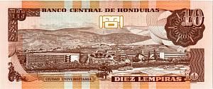 ГОНДУРАС 10 ЛЕМПИР 2