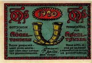 ДАНИЯ-ГЕРМАНИЯ 50 ПФЕННИГОВ (НОТГЕЛЬД) 2