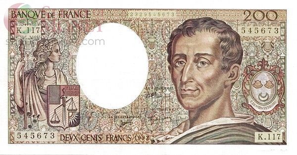 ФРАНЦИЯ 200 ФРАНКОВ 1