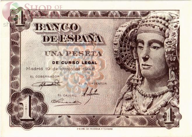 ИСПАНИЯ 1 ПЕСЕТА 1
