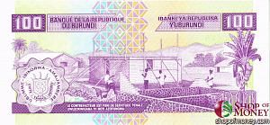 БУРУНДИ 100 ФРАНКОВ 2