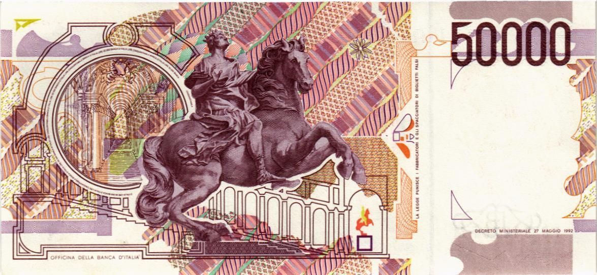 ИТАЛИЯ 50000 ЛИР 2