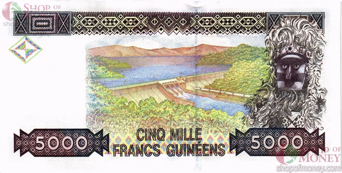 ГВИНЕЯ 5000 ФРАНКОВ 2