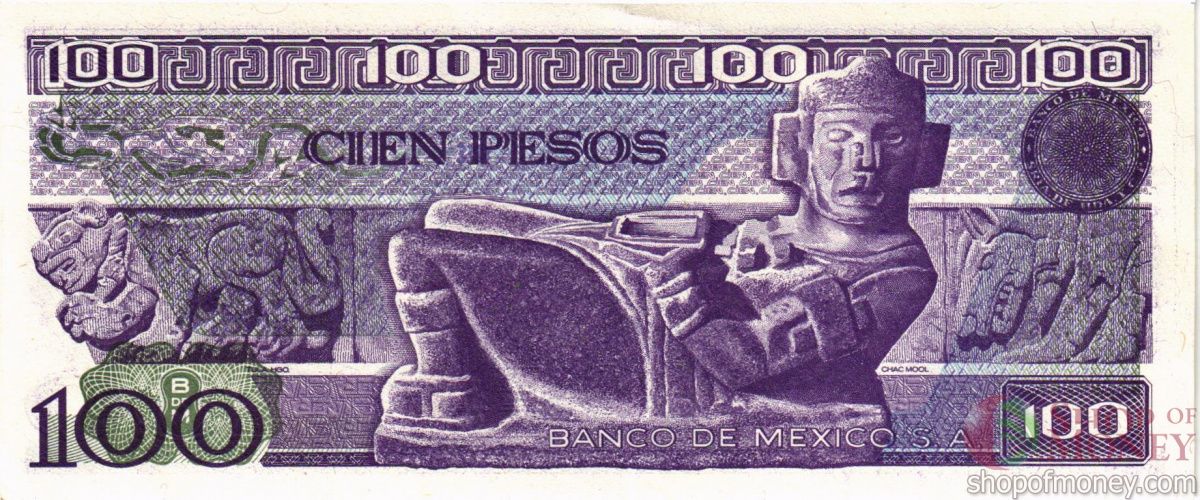 МЕКСИКА 100 ПЕСО (-TZ- СЕРИЯ) 2