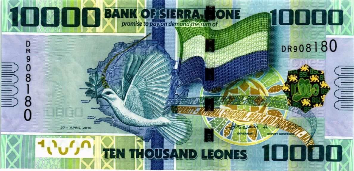 СЬЕРРА-ЛЕОНЕ 10000 ЛЕОНЕ 1