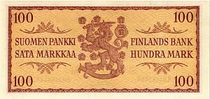 ФИНЛЯНДИЯ 100 МАРОК 2