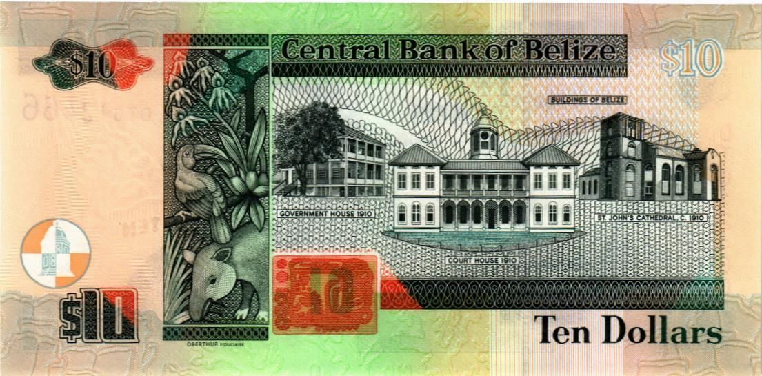 БЕЛИЗ 10 ДОЛЛАРОВ 2