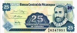 НИКАРАГУА 25 ЦЕНТАВО (-AA-) 1