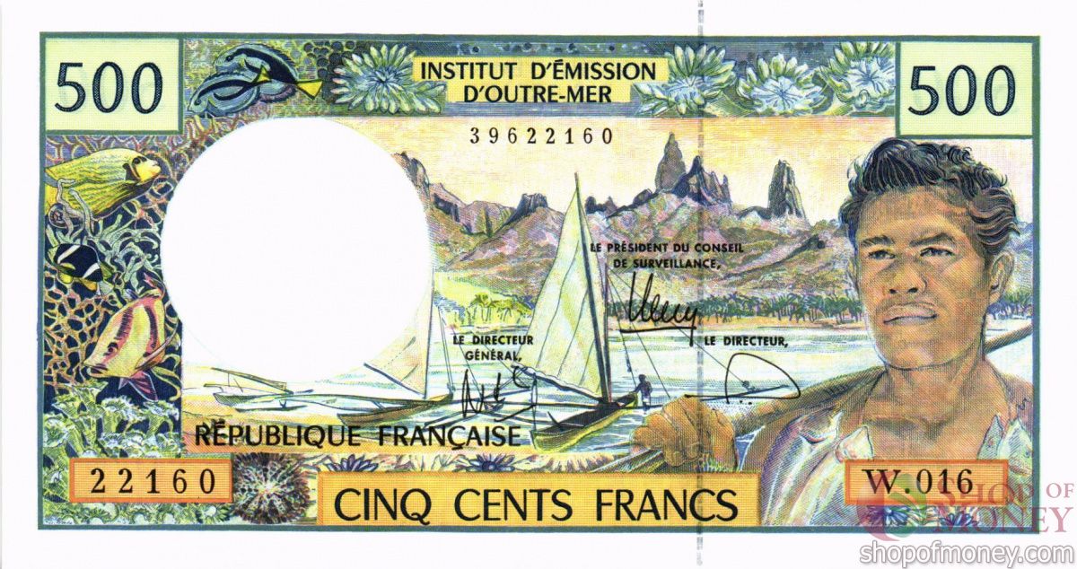 ФРАНЦУЗСКАЯ ПОЛИНЕЗИЯ 500 ФРАНКОВ (Новые) 1