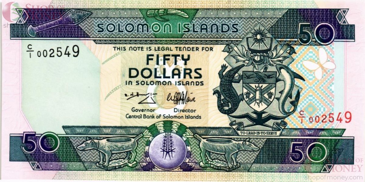 СОЛОМОНОВЫ ОСТРОВА 50 ДОЛЛАРОВ (C/1) 1