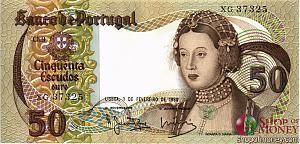 ПОРТУГАЛИЯ 50 ЭСКУДО 1