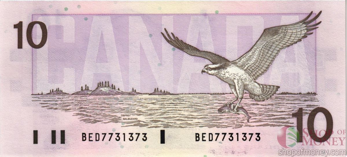 КАНАДА 10 ДОЛЛАРОВ 2