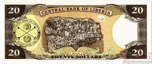 ЛИБЕРИЯ 20 ДОЛЛАРОВ 2