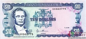 ЯМАЙКА 10 ДОЛЛАРОВ 1