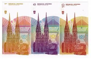 ХОРВАТИЯ НАБОР 1-5-10 ДИНАР 2